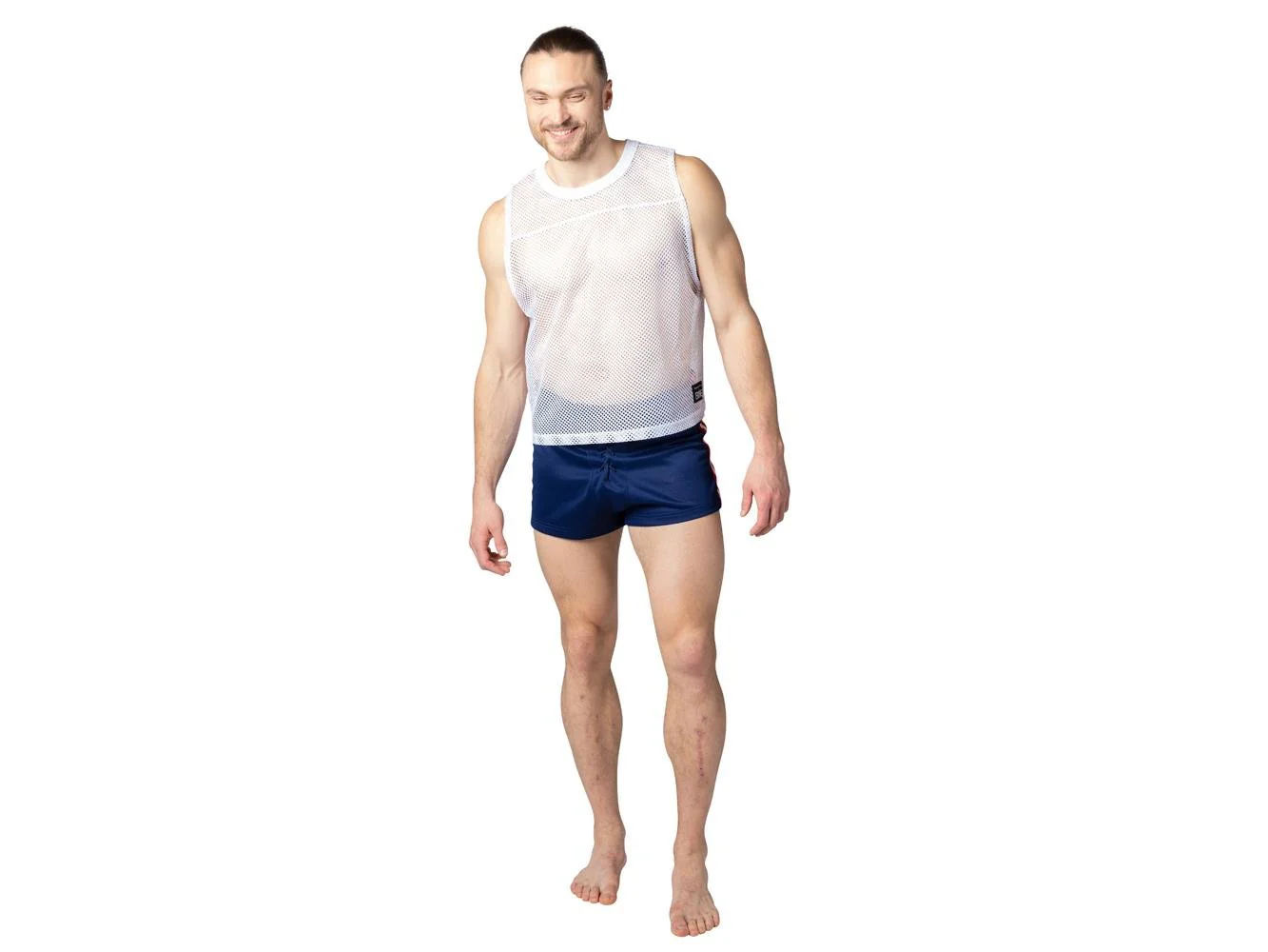 BIKE Sleeveless Practice Jersey, White - Image 4