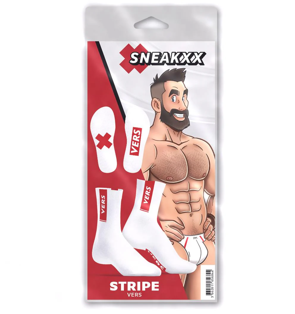 SNEAKXX "Stripe Vers" Skater Socks - Image 4
