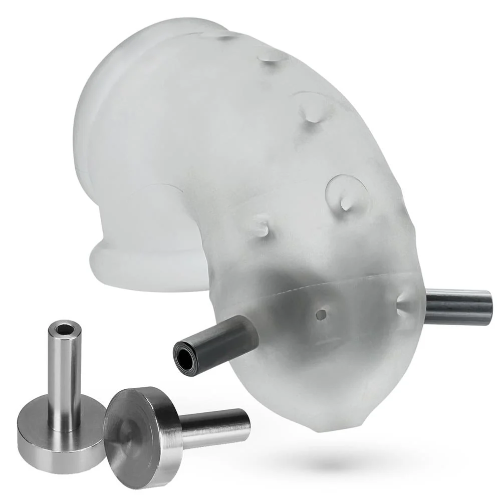 OXBALLS Airlock Electro Sheath, Clear Ice - Image 4