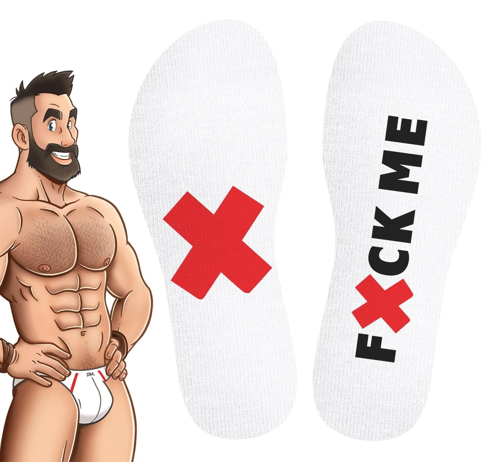 SNEAKXX "Fuck Me" Skater Socks - Image 3
