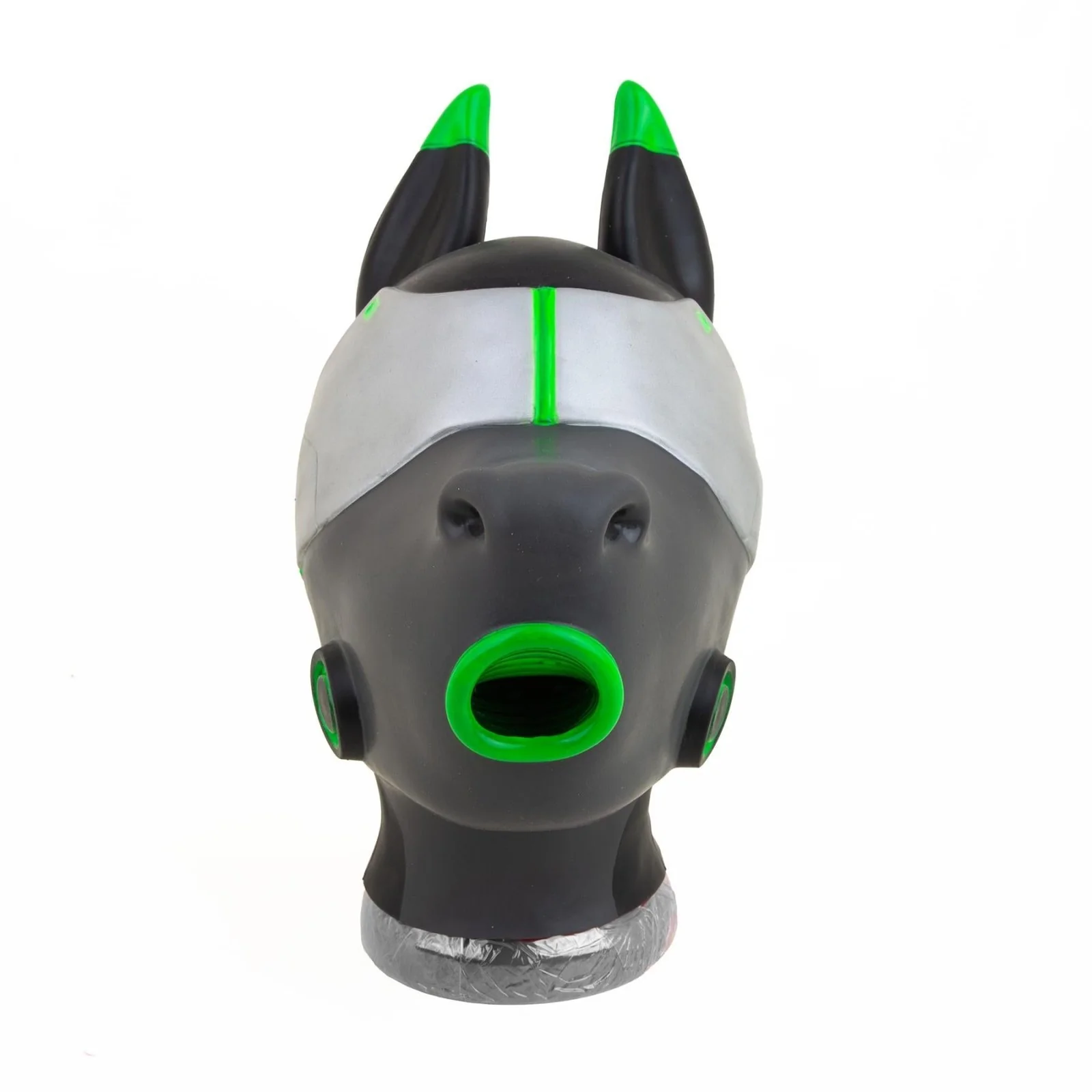 FURRJOI Silicone Horse Drone Hood, Lime - Image 7