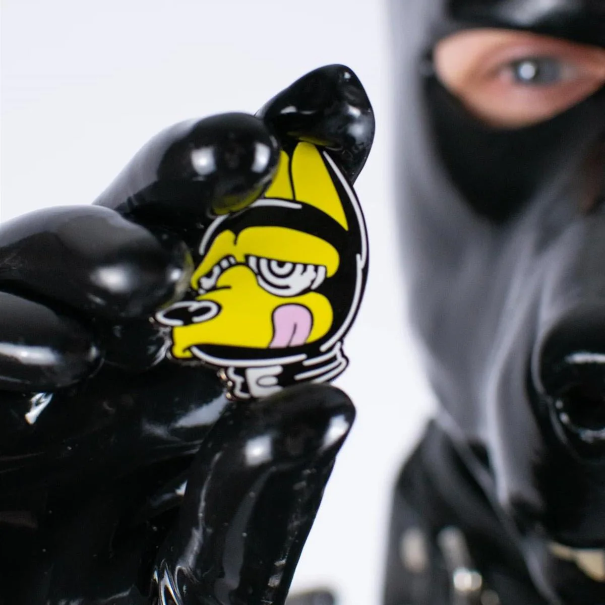 Hypnosis Dog Enamel Pin Yellow