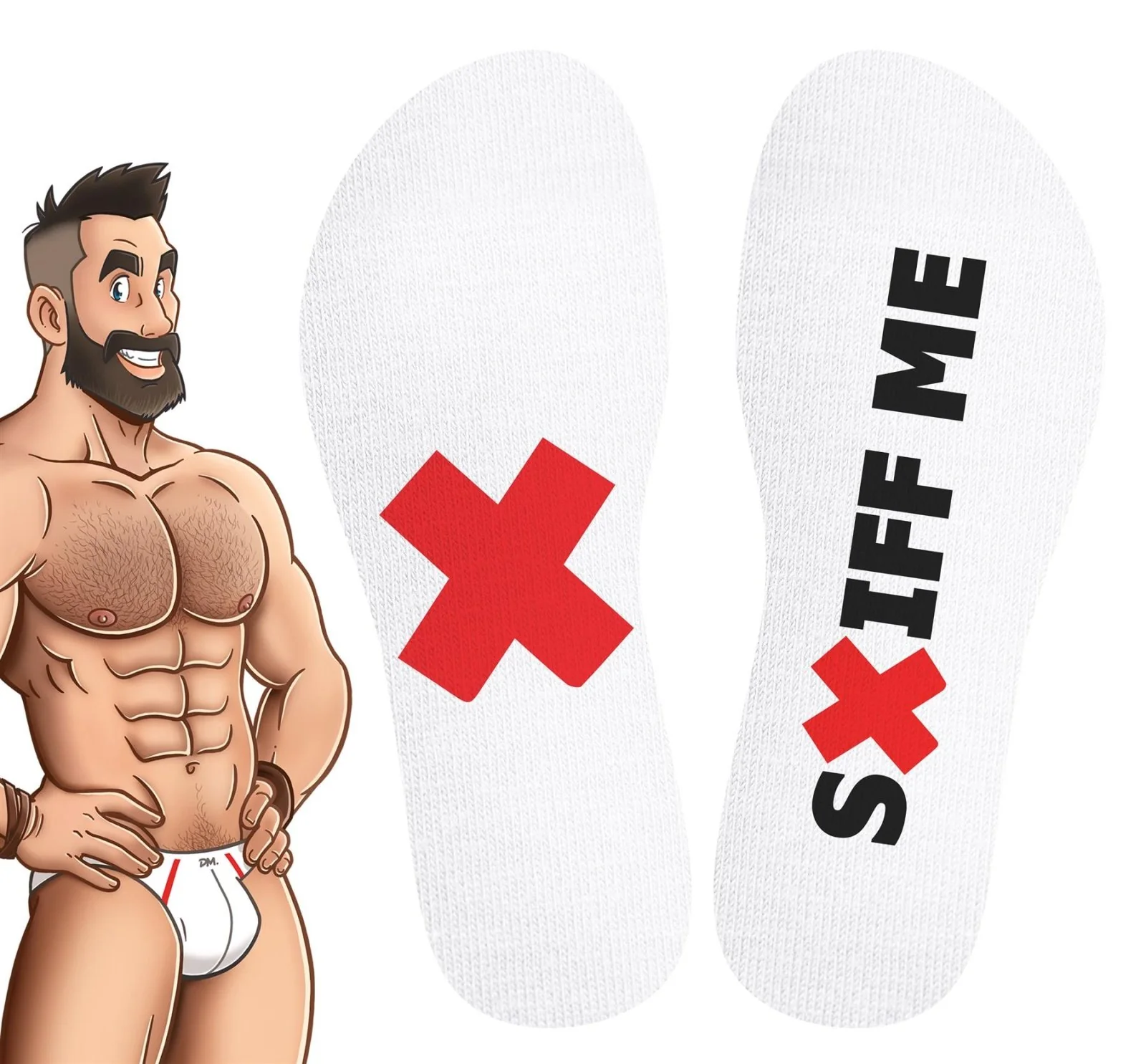 SNEAKXX "Sniff Me" Skater Socks - Image 3