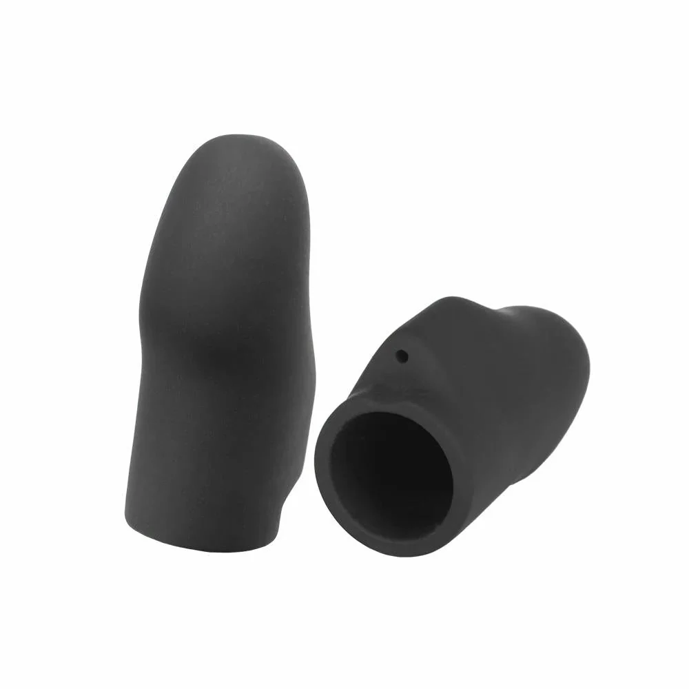 ELECTRASTIM Explorer, Silicone Noir Electro Finger Sleeves
