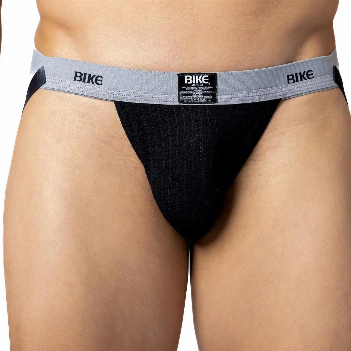 BIKE Swimmer Jockstrap, Black - Image 4