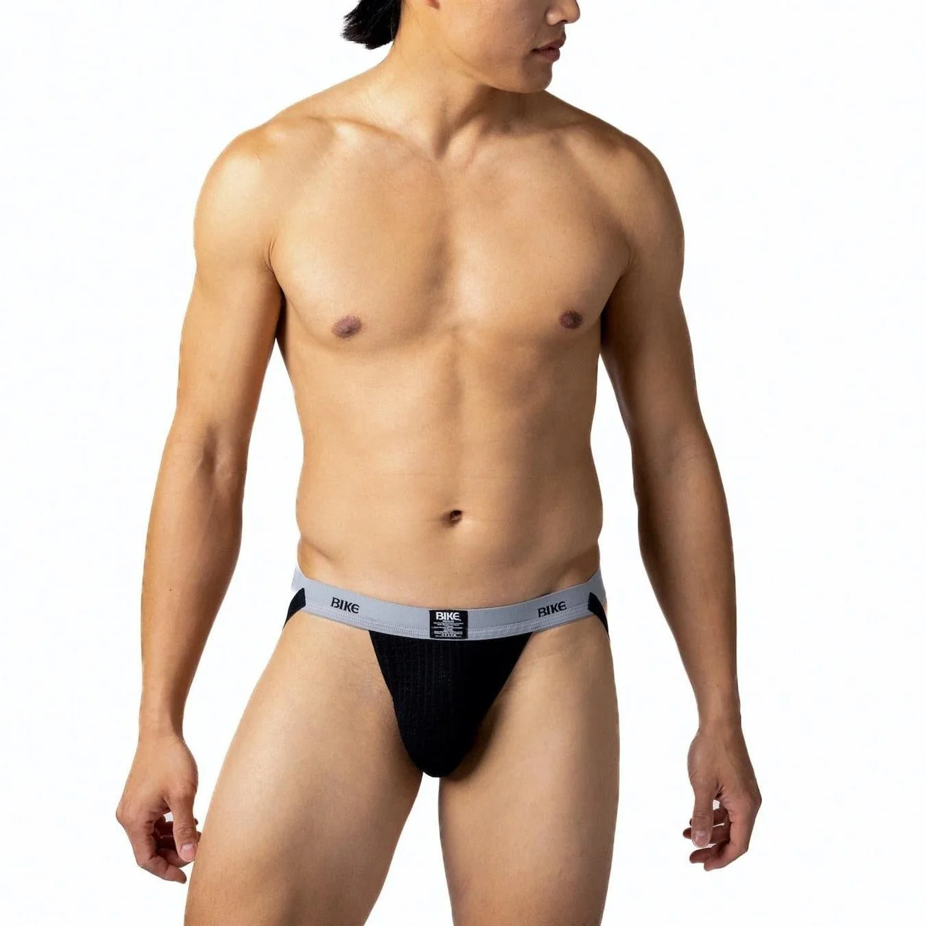 BIKE Swimmer Jockstrap, Black - Image 5