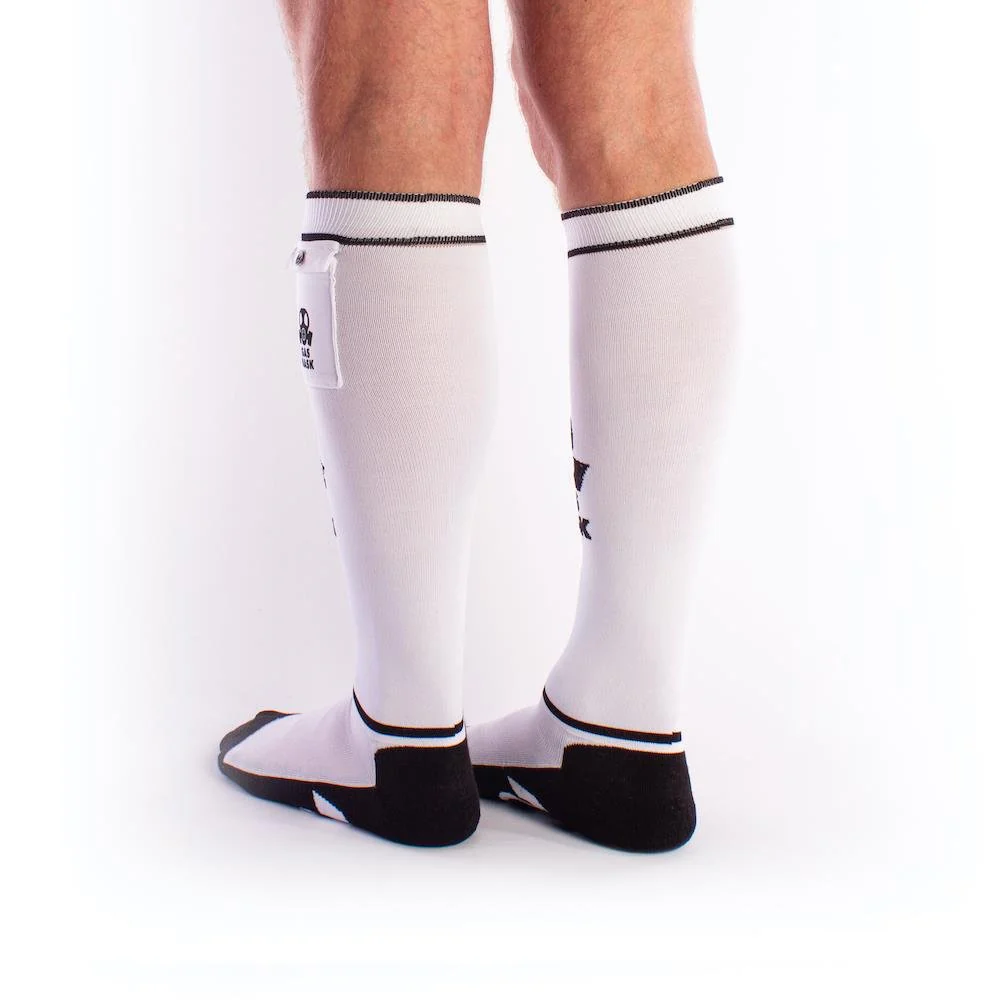 Gas Mask Party Socks with Pockets - Image 4