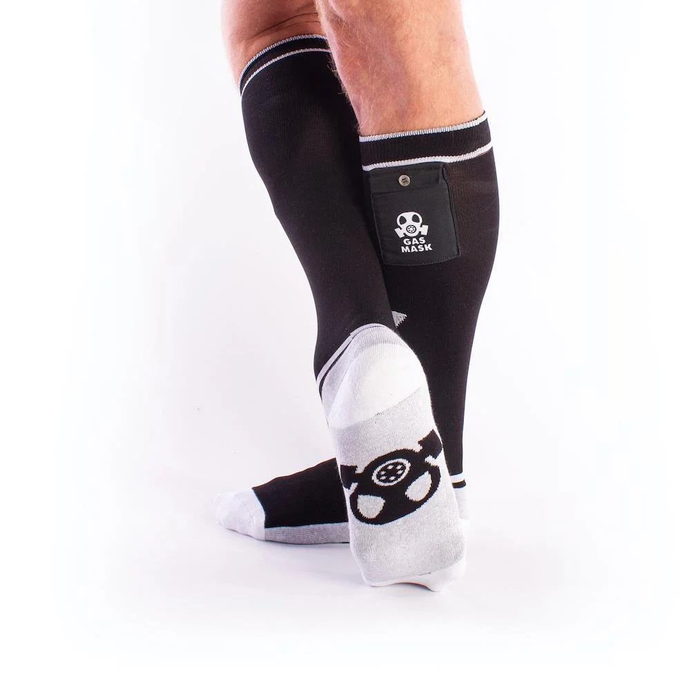 Gas Mask Party Socks with Pockets - Image 7