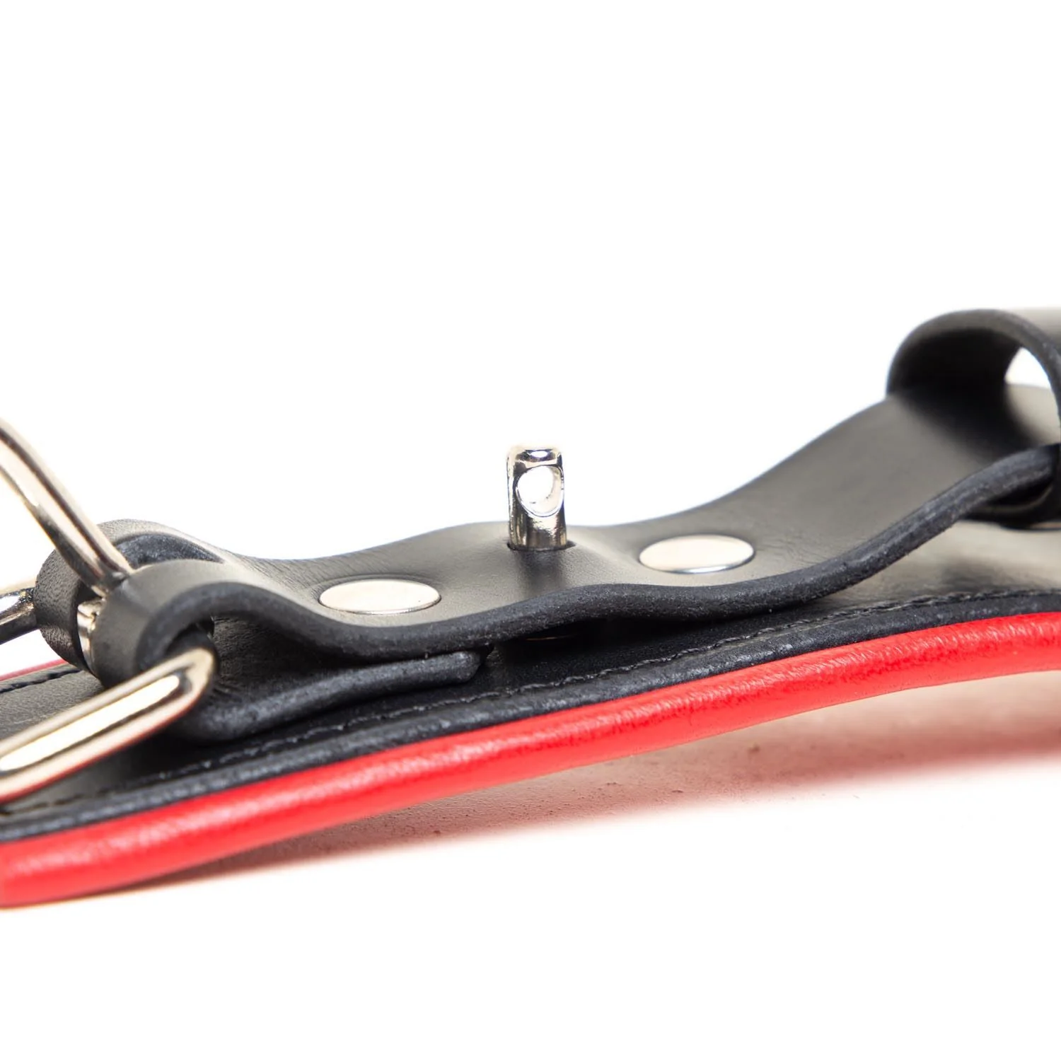Piped Locking Leather Collar - Image 8