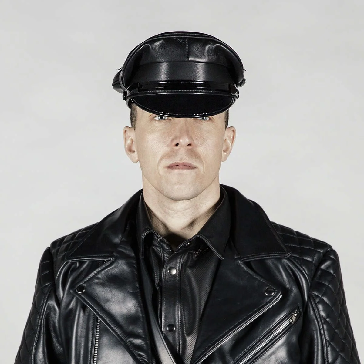 Mr S Leather Biker Cap