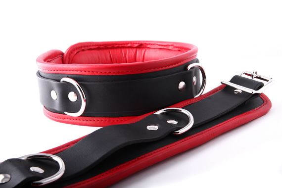 Padded Leather Thigh Cuffs - Image 2