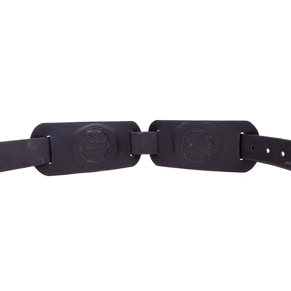Spiked Leather Chest Belt - Image 2