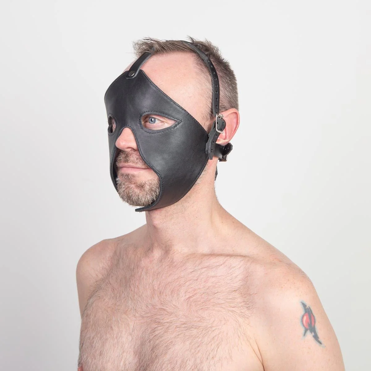 Leather Face Cover - Eyes - Image 3
