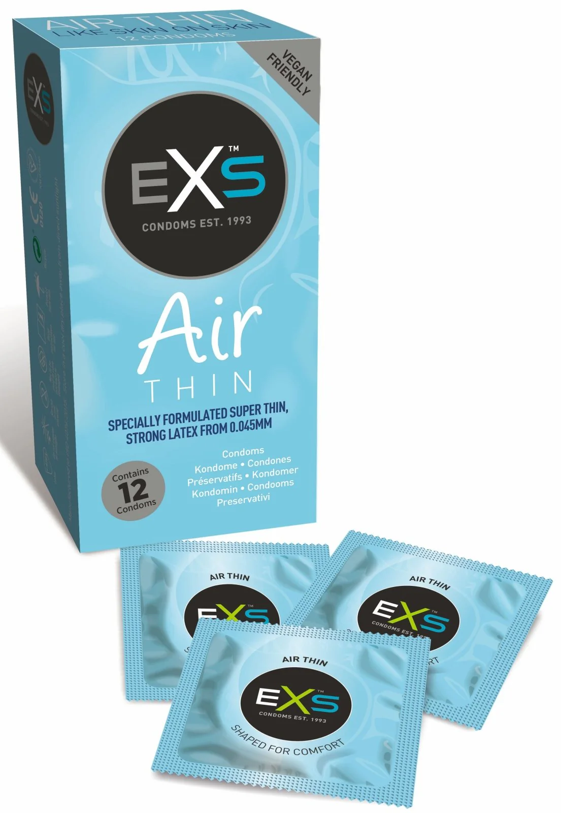 EXS Air Thin Condoms, 12 pack