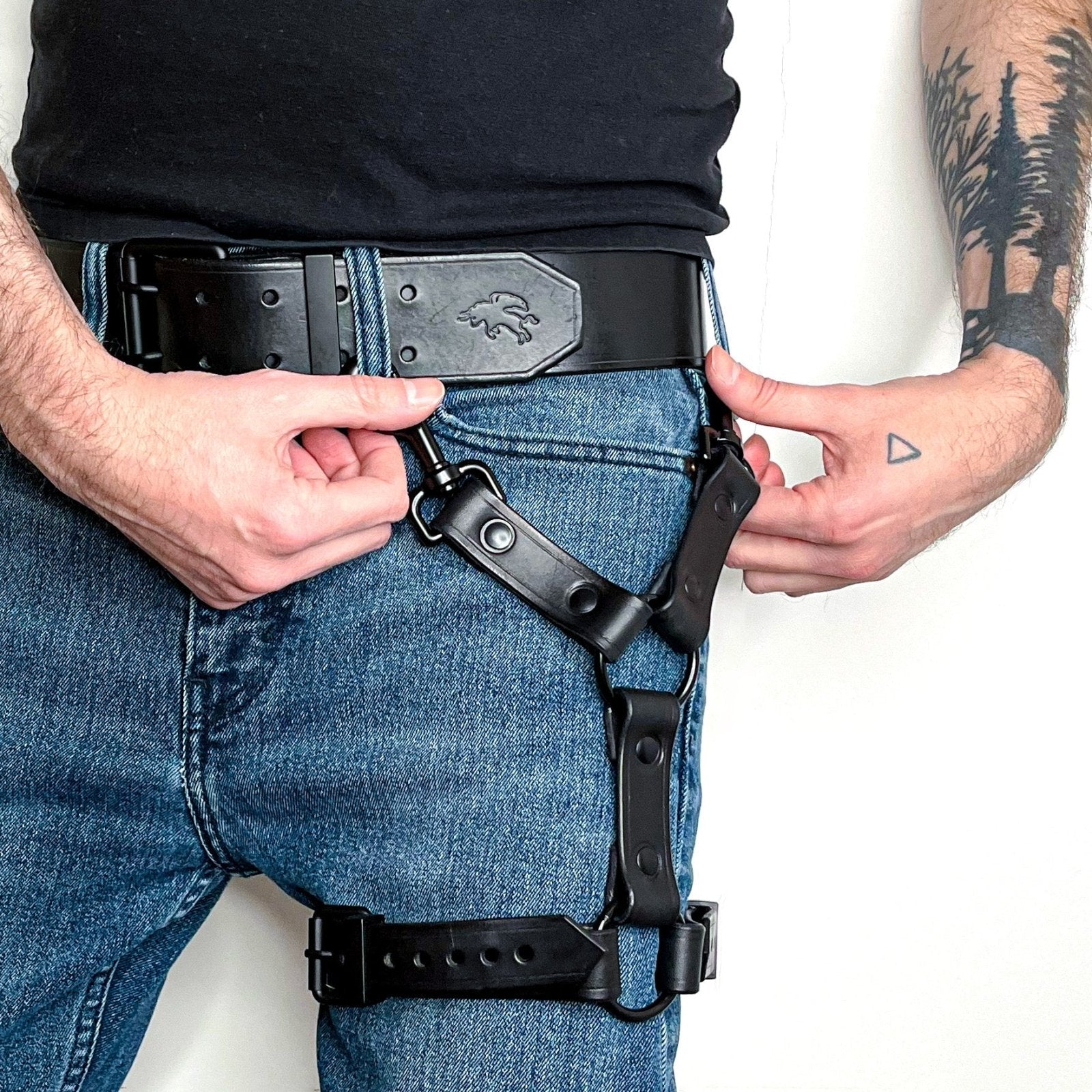 Leather Leg Harness - Image 2
