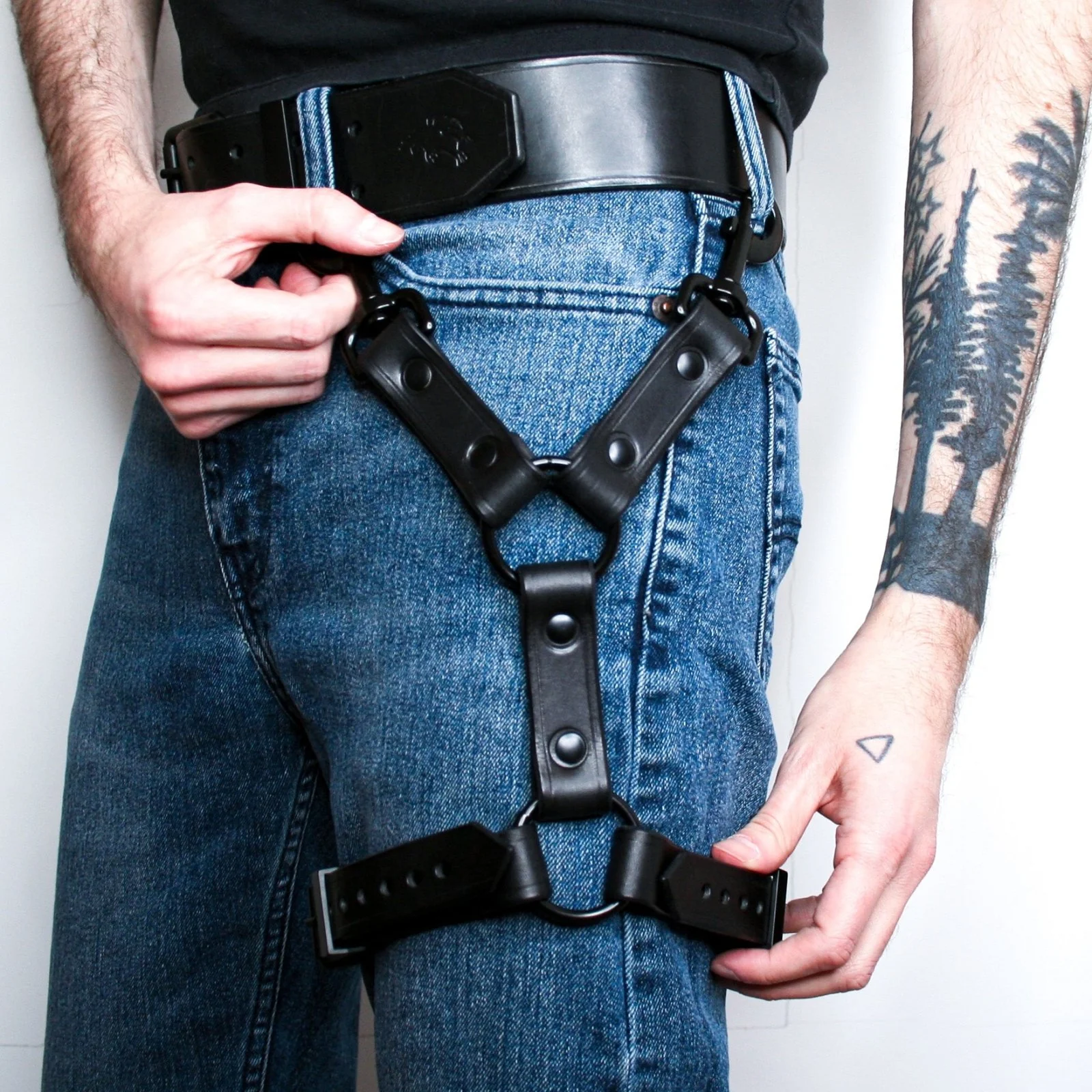 Leather Leg Harness - Image 3