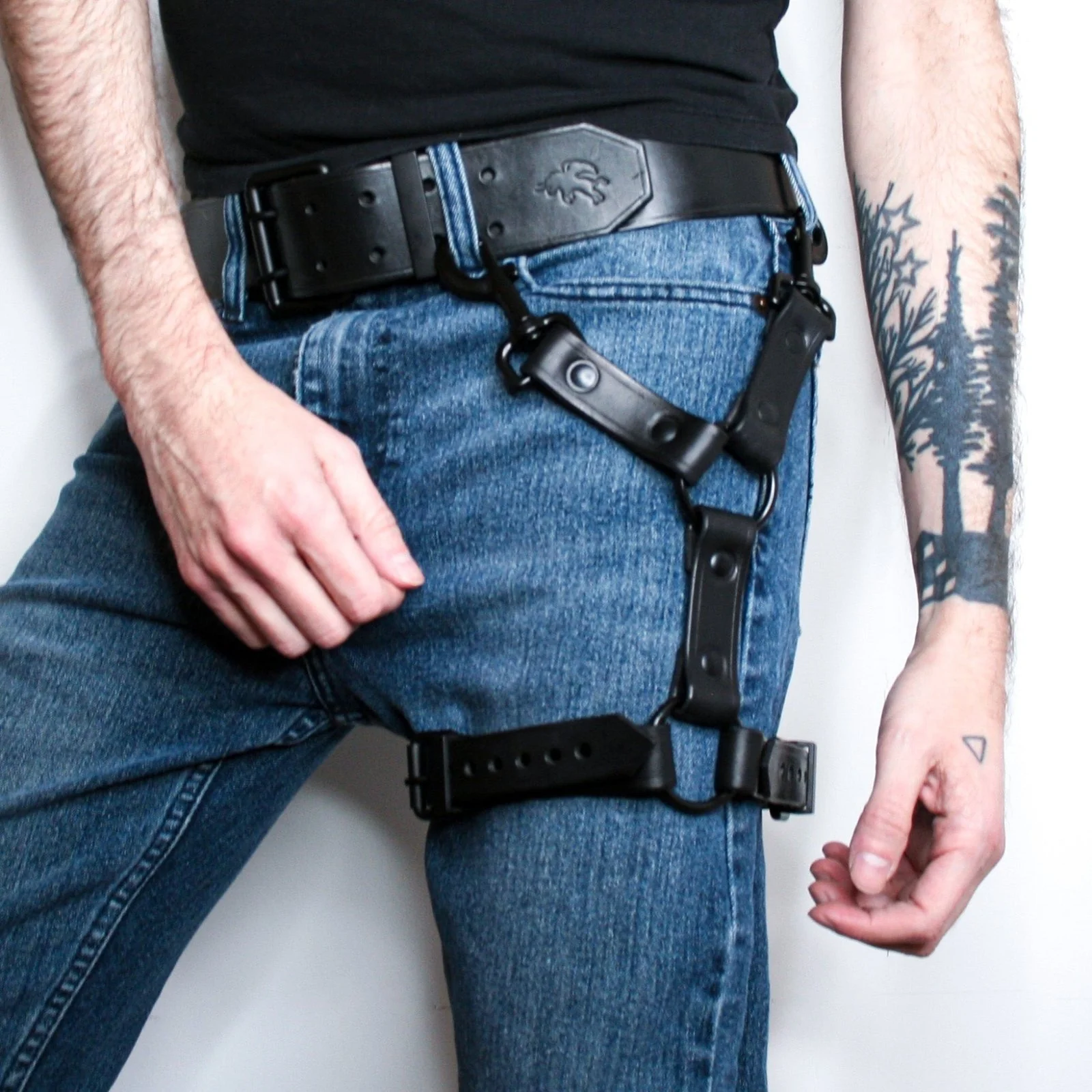 Leather Leg Harness - Image 4
