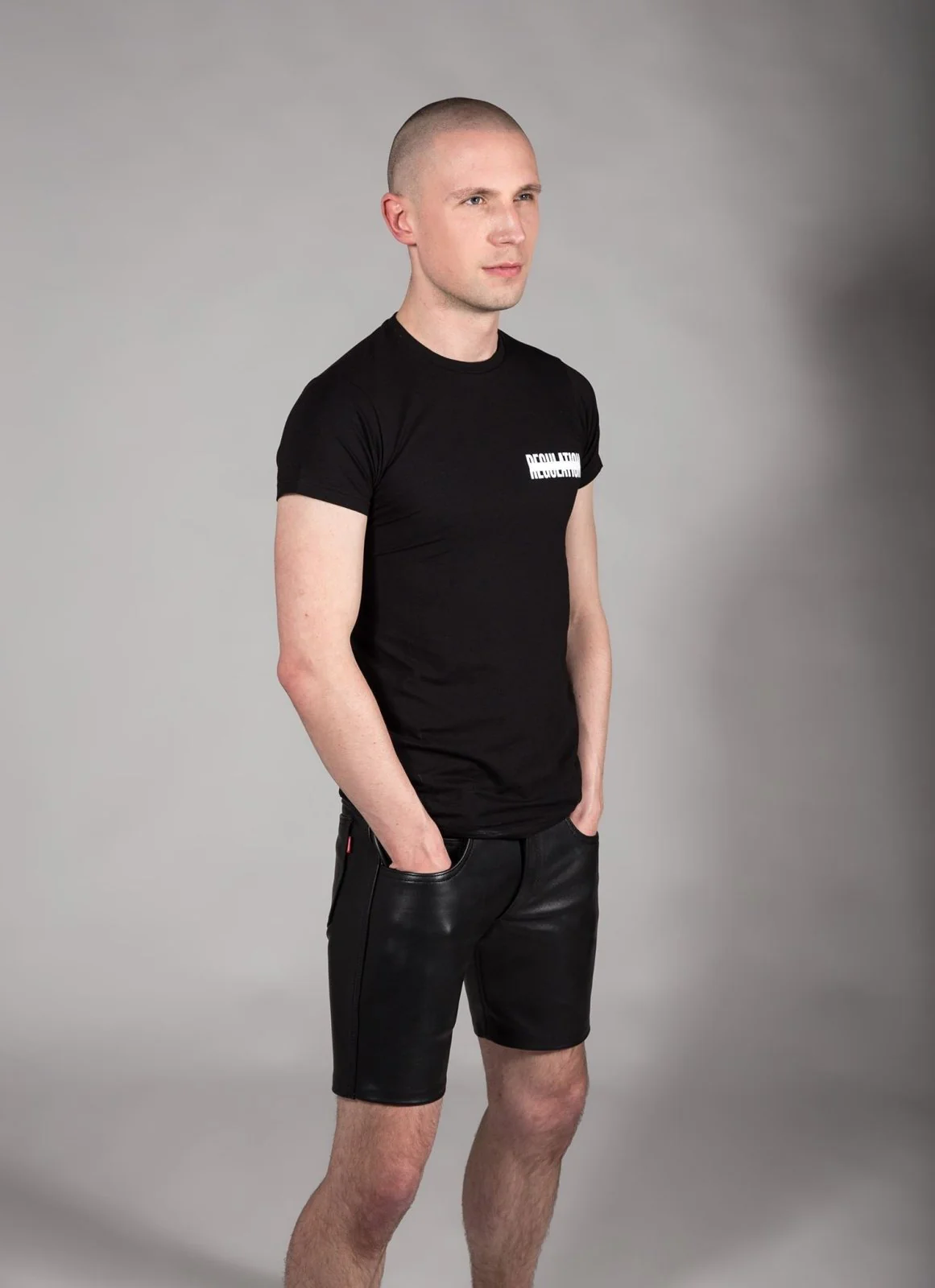 REGULATION Cotton Tee #19, Black - Image 4