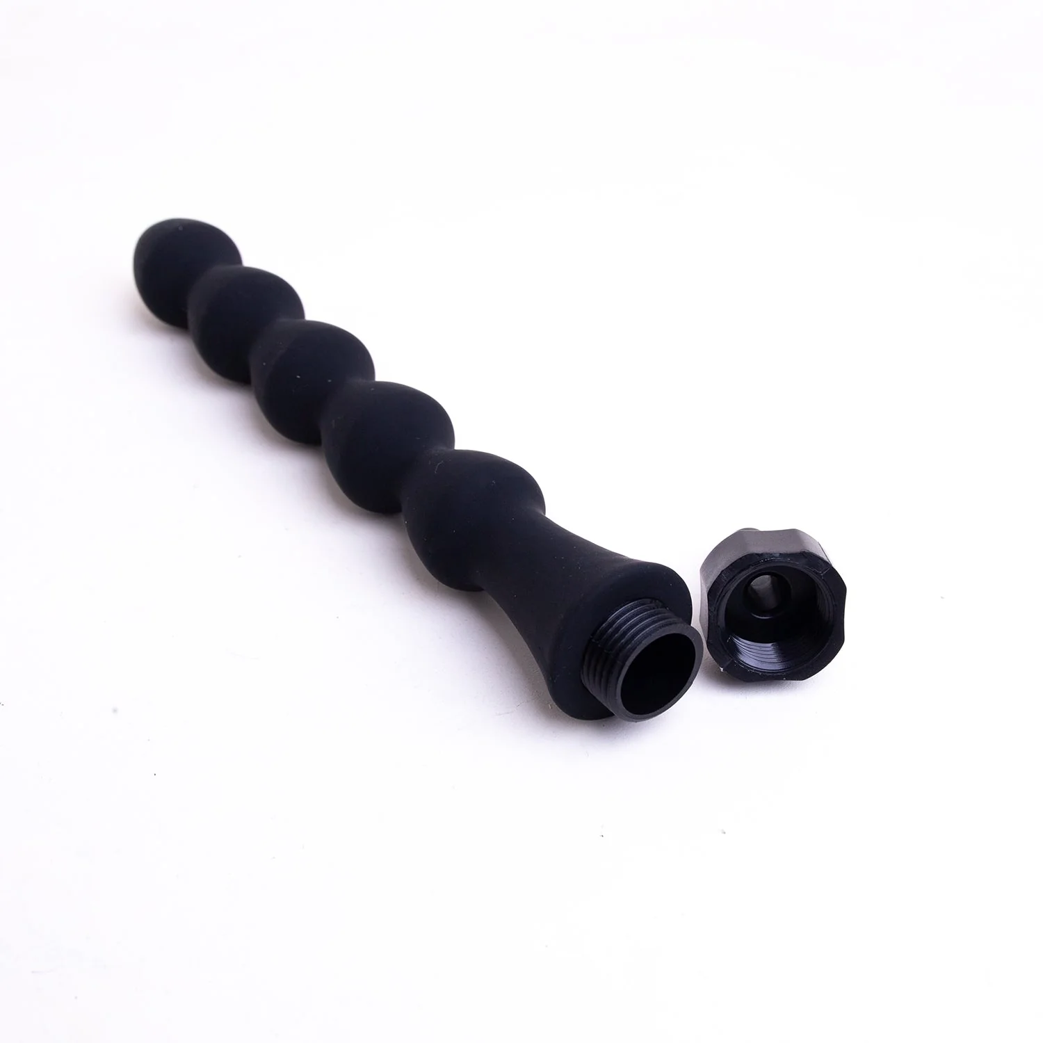 Silicone Showershot & Enema Attachment, Ribbed - Image 2