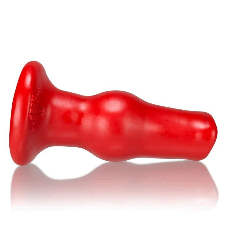 OXBALLS Pig Hole Deep, Tunnel Plug, Red, Large - Image 3