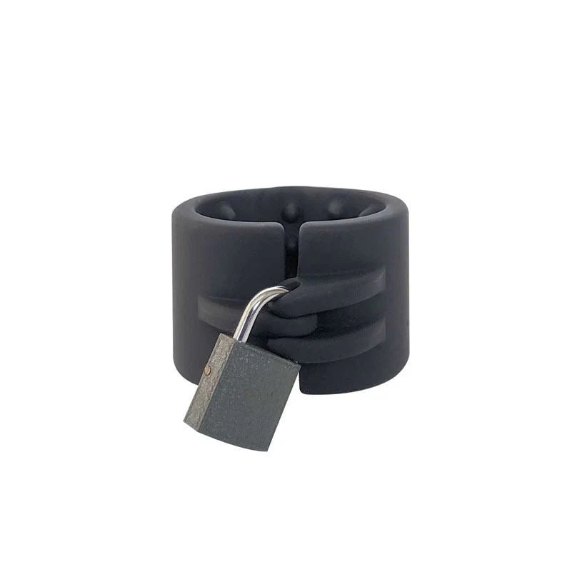 Cruncher, Silicone Lockable Spiked Ball Stretcher - Image 3