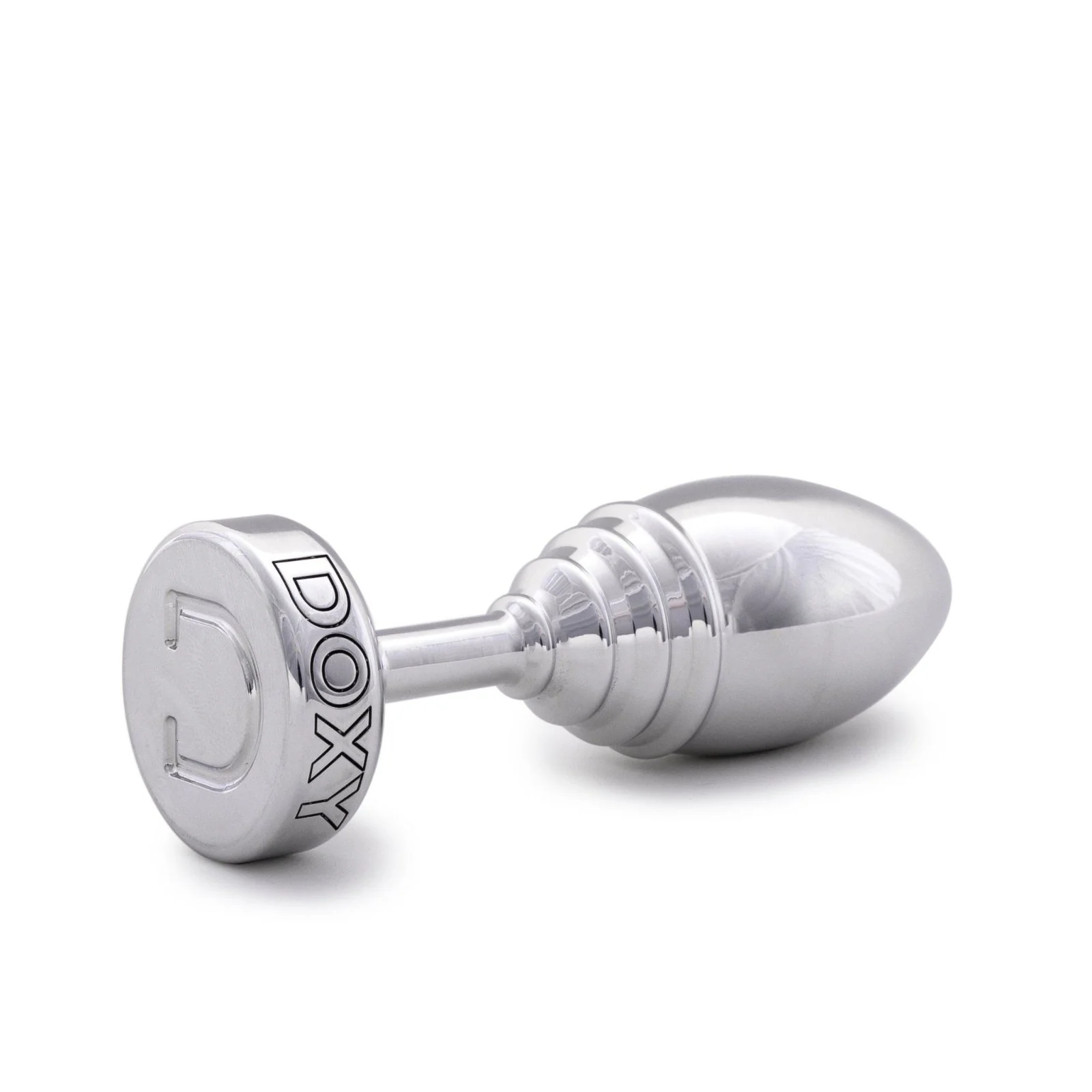 Doxy Metal Butt Plug - Ribbed - Image 6