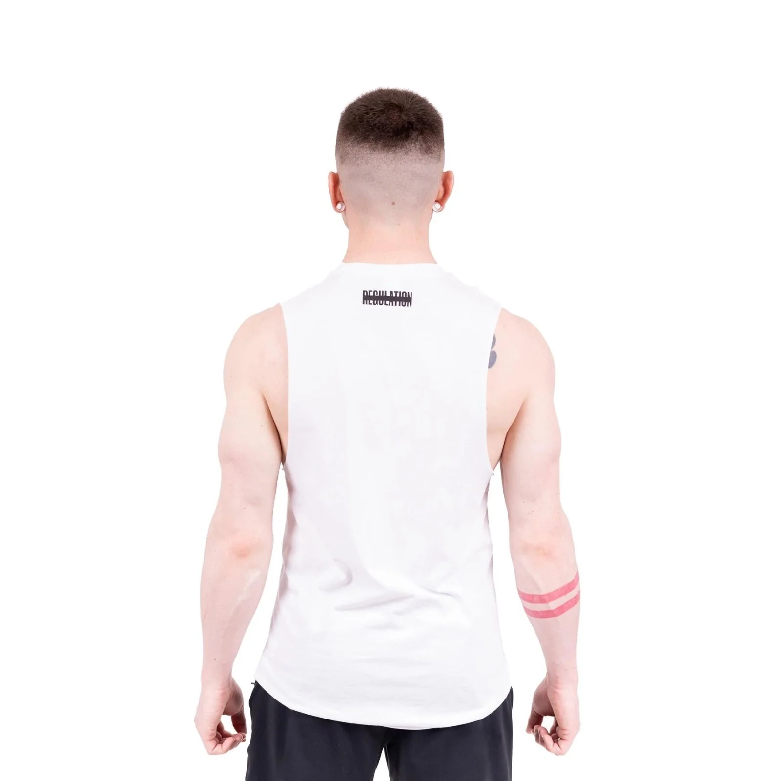 REGULATION Drop Arm Tank, White - Image 3