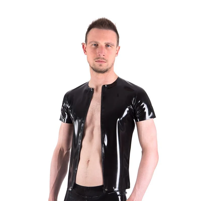 Zipped Short Sleeve T-Shirt