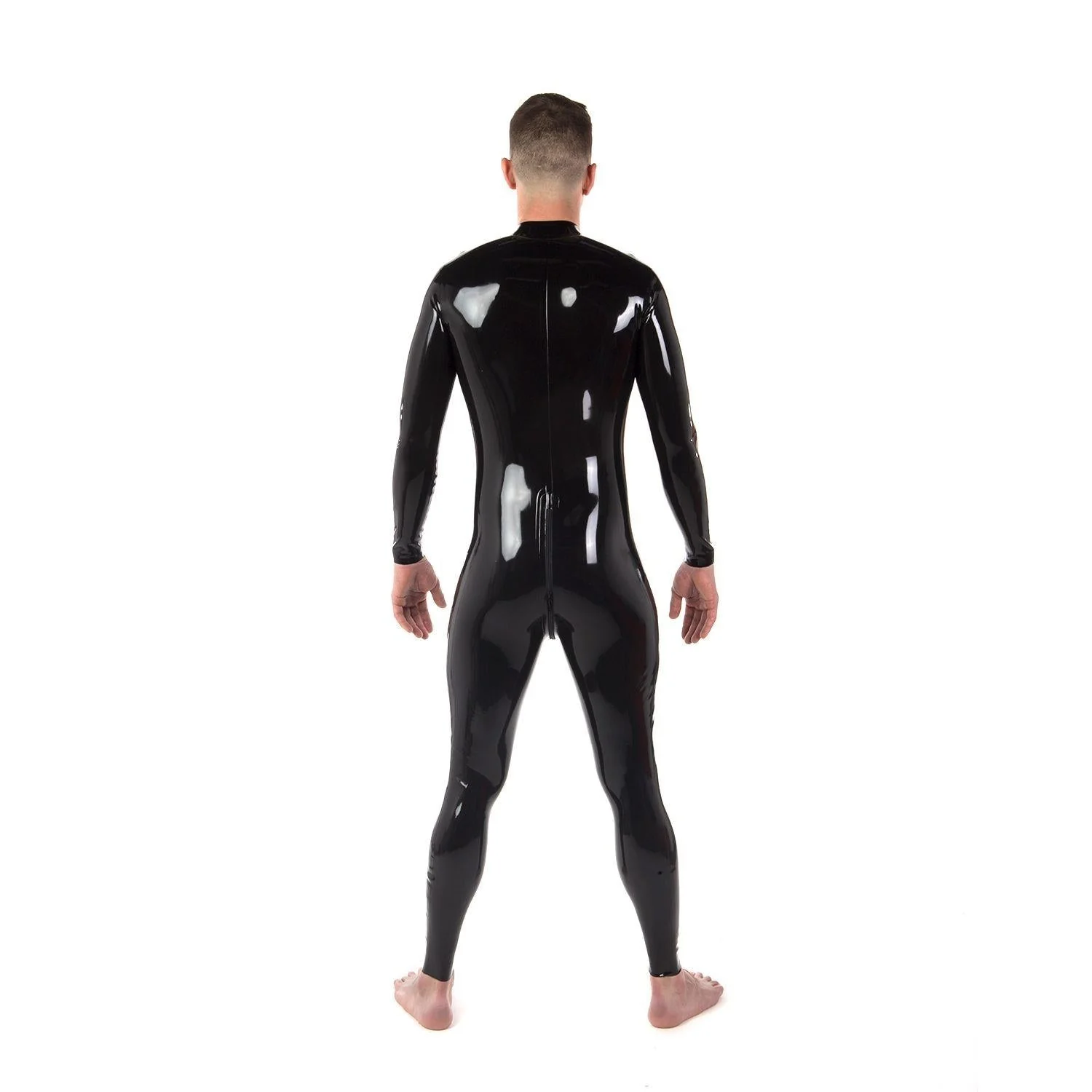 Rubber Catsuit - Front Zip Entry - Image 3