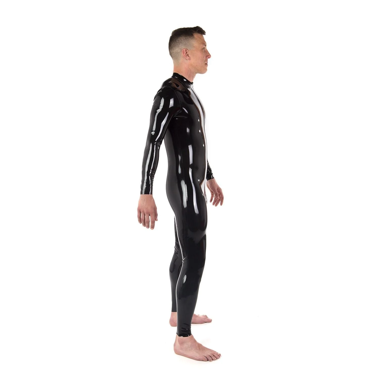Rubber Catsuit - Front Zip Entry - Image 4