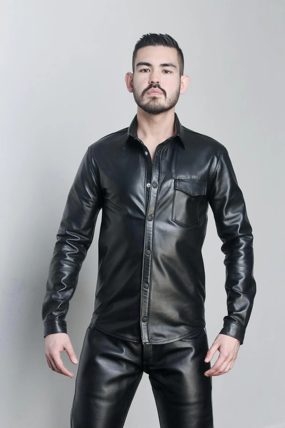 Omaha Leather Shirt - Image 7