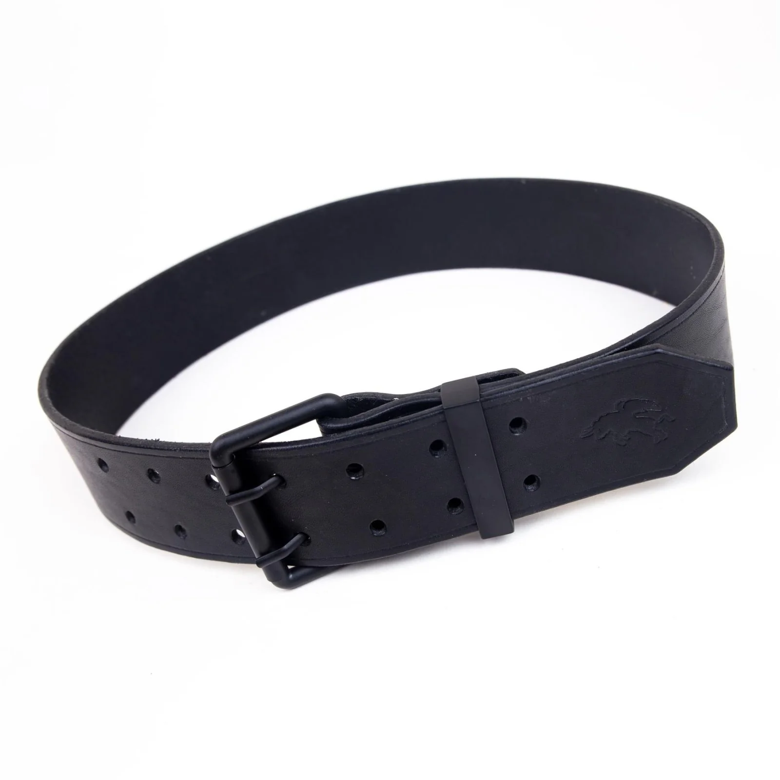 Rufstok 2" Leather Belt, Double Prong - Image 2