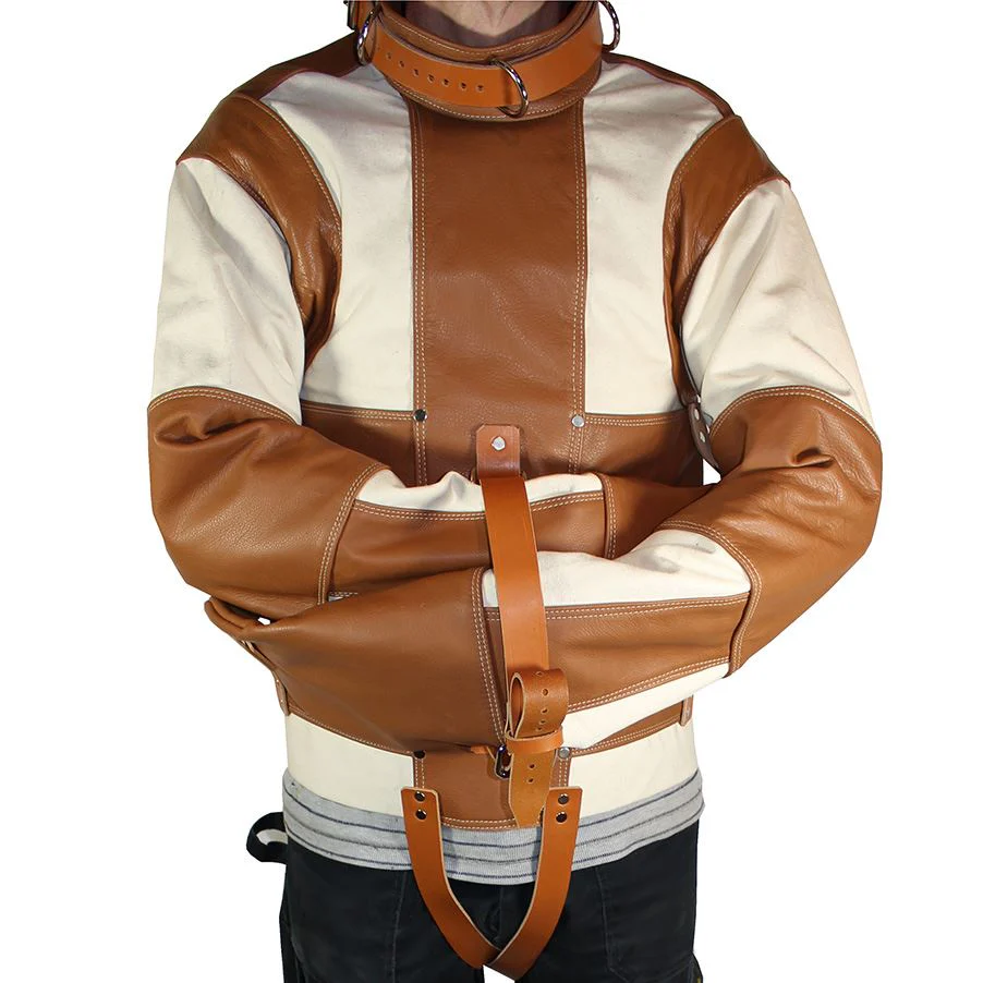 Canvas and Leather Straitjacket // Made to order - Image 2
