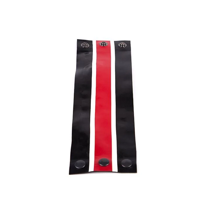 Striped Rubber Wrist Wallet - Image 6