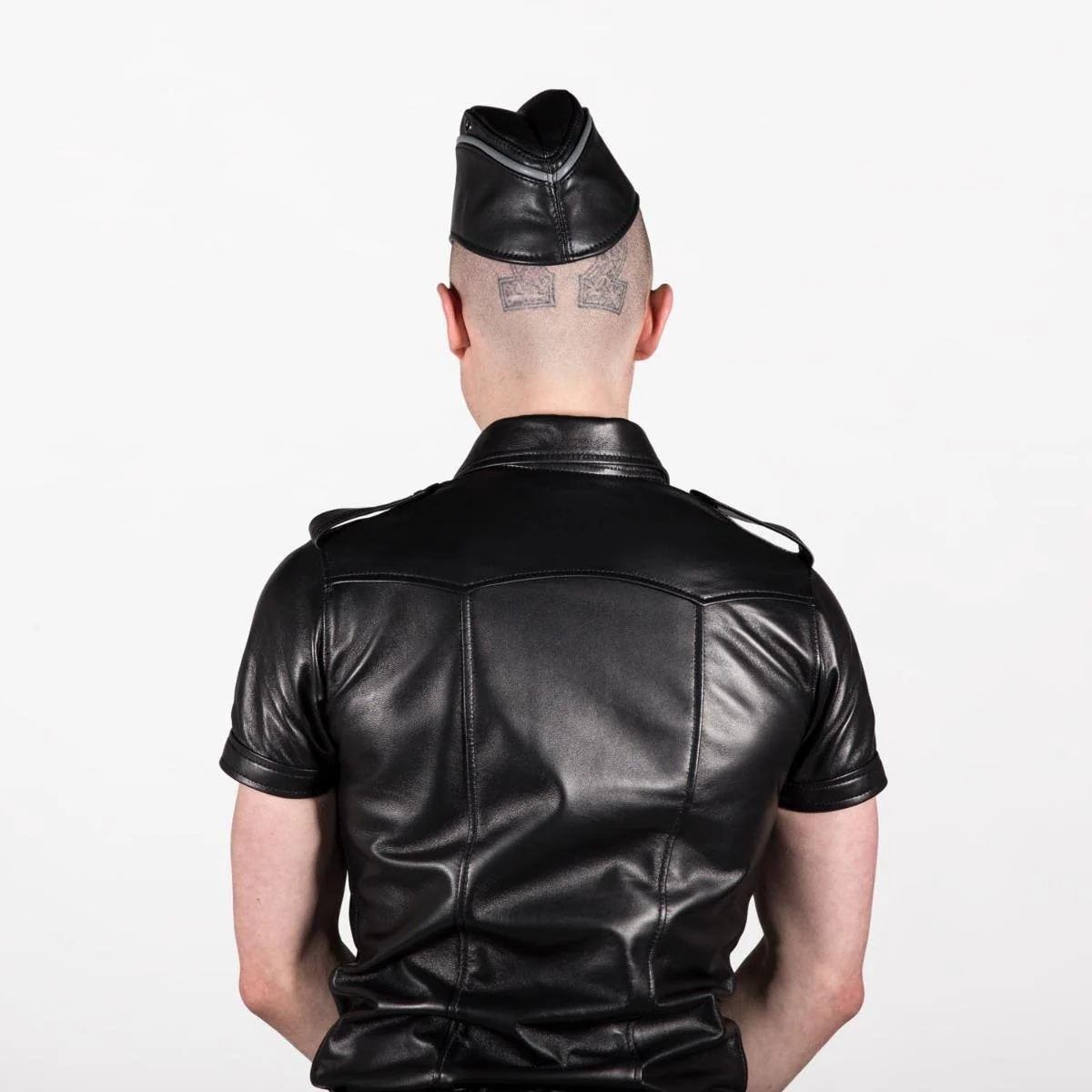 Leather Uniform Forage Cap - Image 2